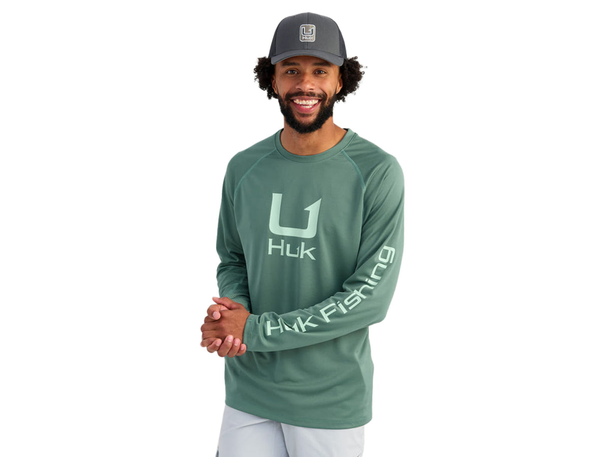HUK Performance Fishing Icon LS Crew Shirt - Men's