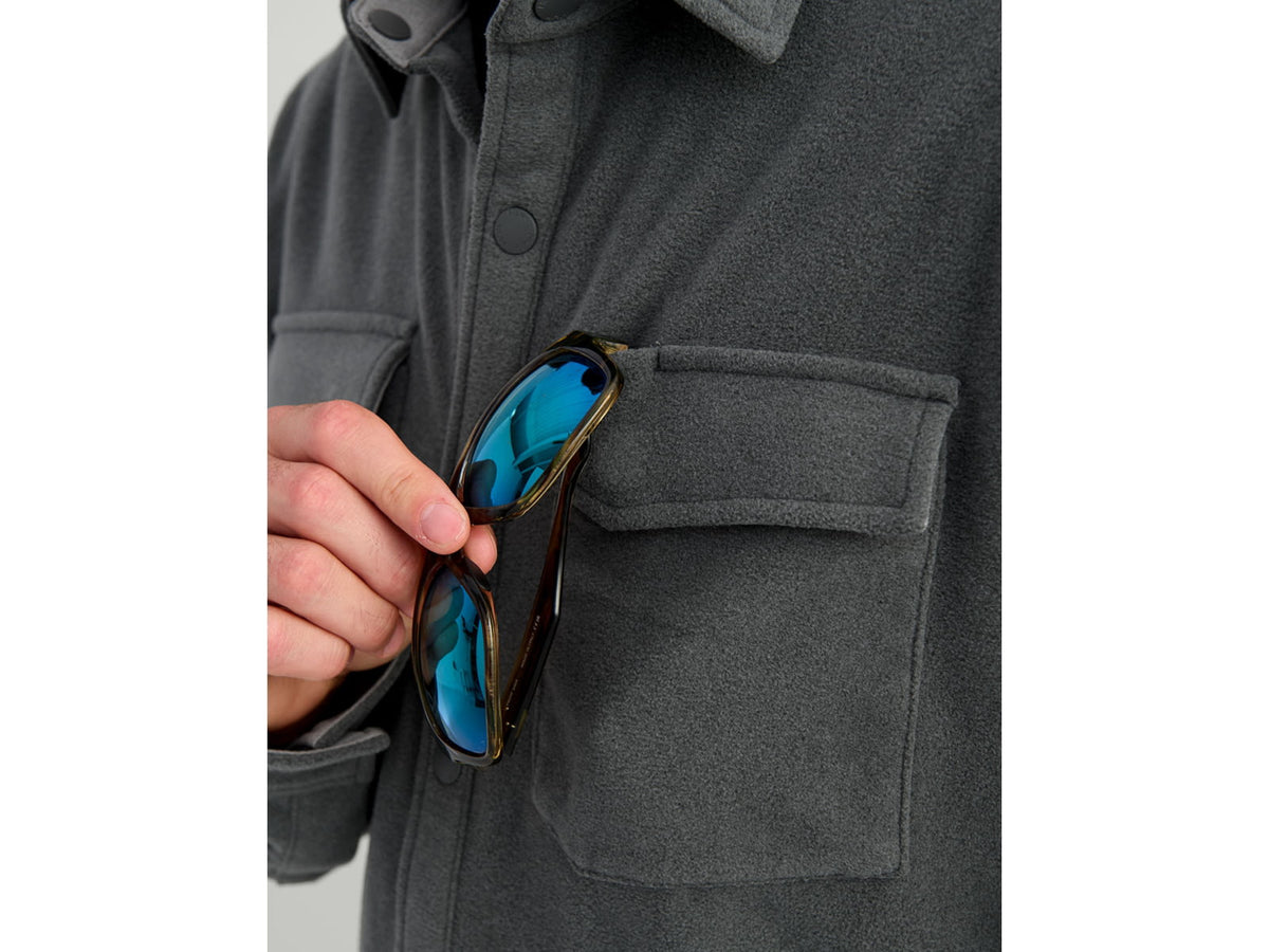 HUK Performance Fishing Jetty Shacket - Men's Volc Ash Hthr