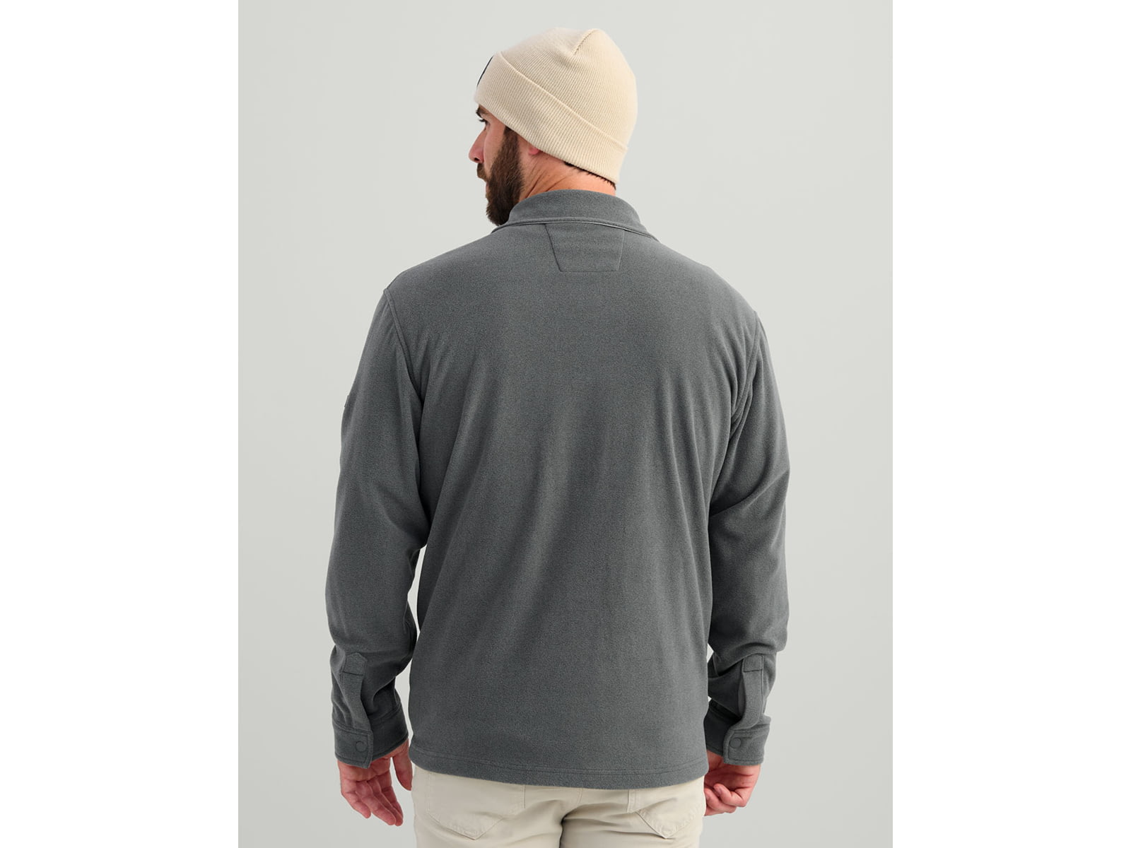 HUK Performance Fishing Jetty Shacket - Men's Volc Ash Hthr