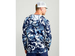 HUK Performance Fishing KC Print Icon Performance Crew - Men's Night Owl2 Small