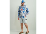 HUK Performance Fishing KC Print Icon Performance Hoodie - Men's Black 2XL