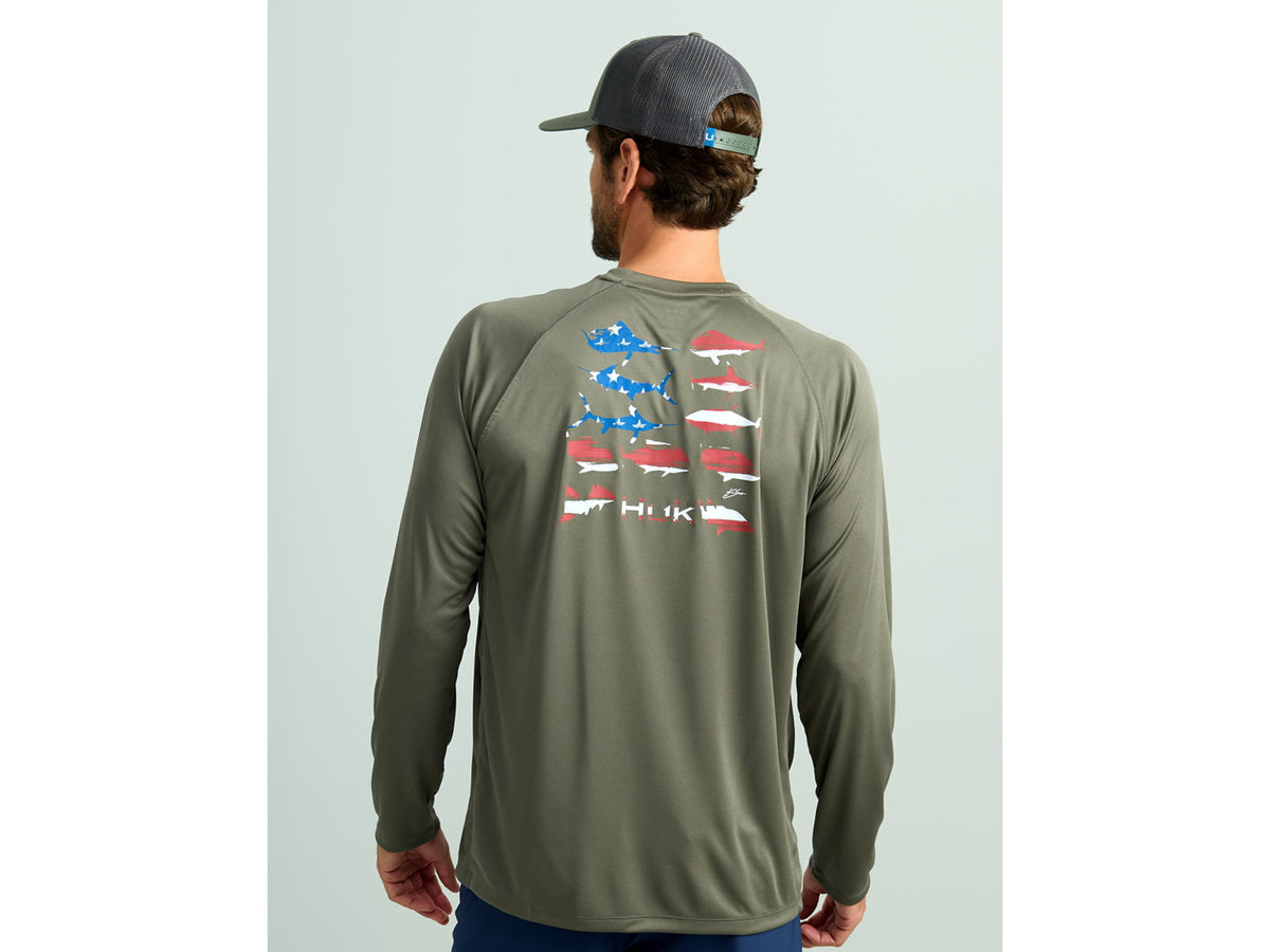 HUK Performance Fishing KC Pursuit Graphic Crew - Men's