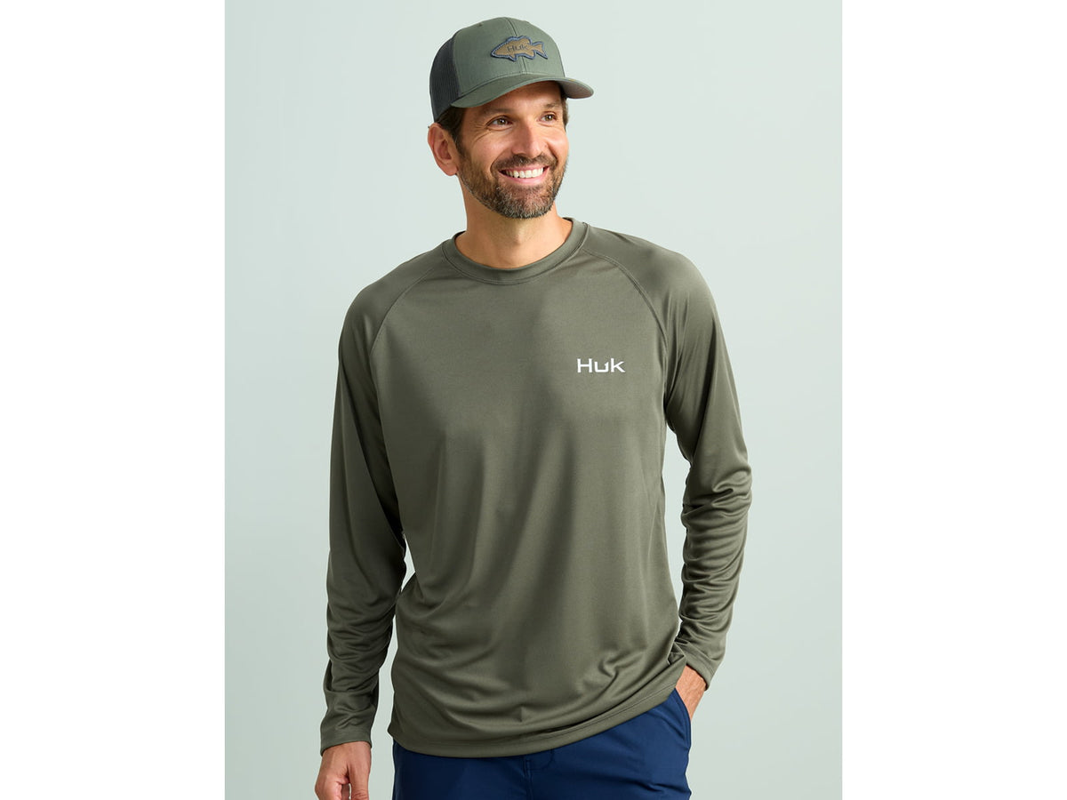 HUK Performance Fishing KC Pursuit Graphic Crew - Men's
