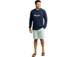 HUK Performance Fishing Logo Long Sleeve Tee - Men's