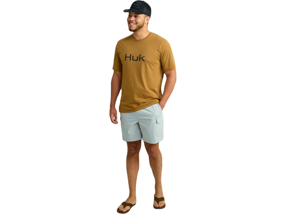 HUK Performance Fishing Logo Tee - Men's Sand Piper Extra Large