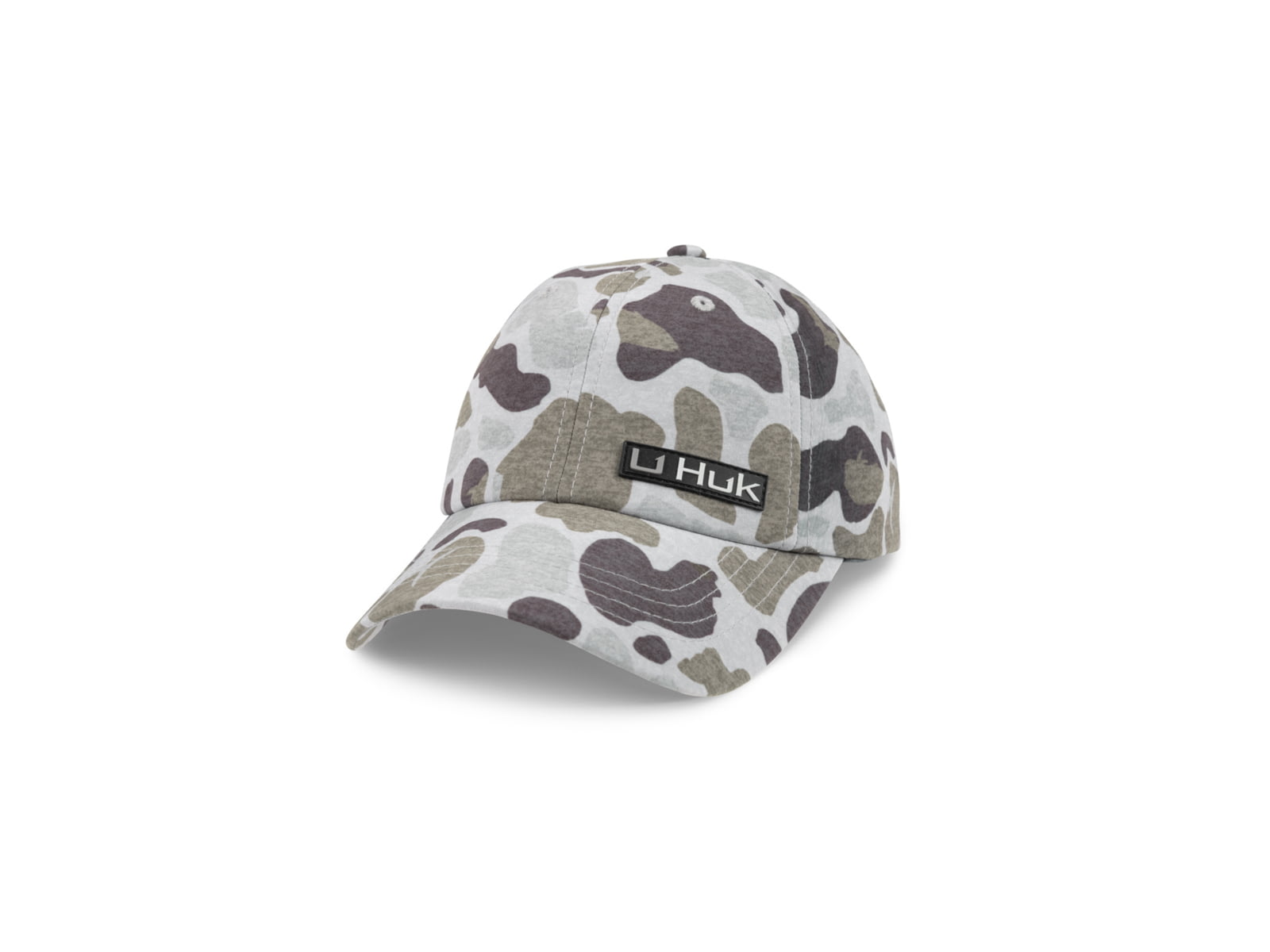 HUK Performance Fishing Pony Tail Ball Cap Kc Print - Women's Volcanic Ash 1