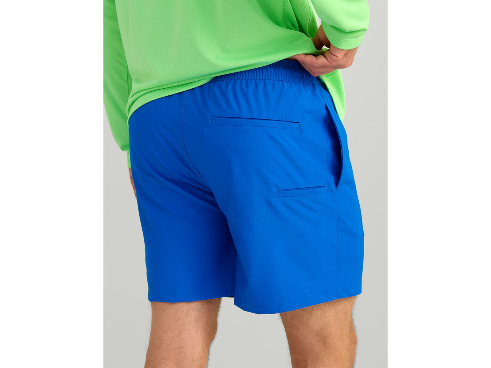 HUK Performance Fishing Pursuit Volley Swim Short - Men's Ocean Blue Small