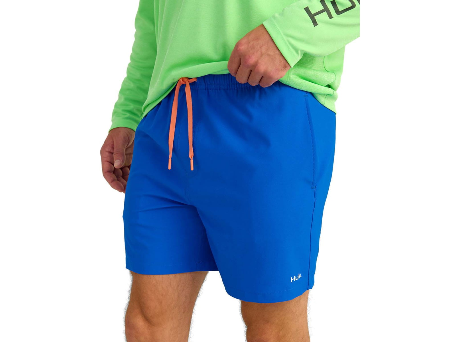HUK Performance Fishing Pursuit Volley Swim Short - Men's Ocean Blue Small
