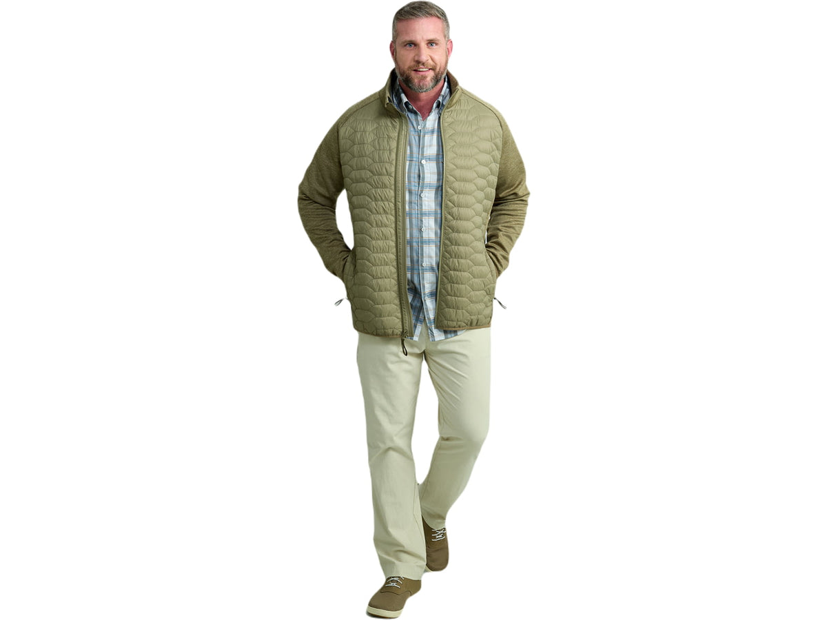 HUK Performance Fishing Scale Hybrid Jacket - Men's Black Large