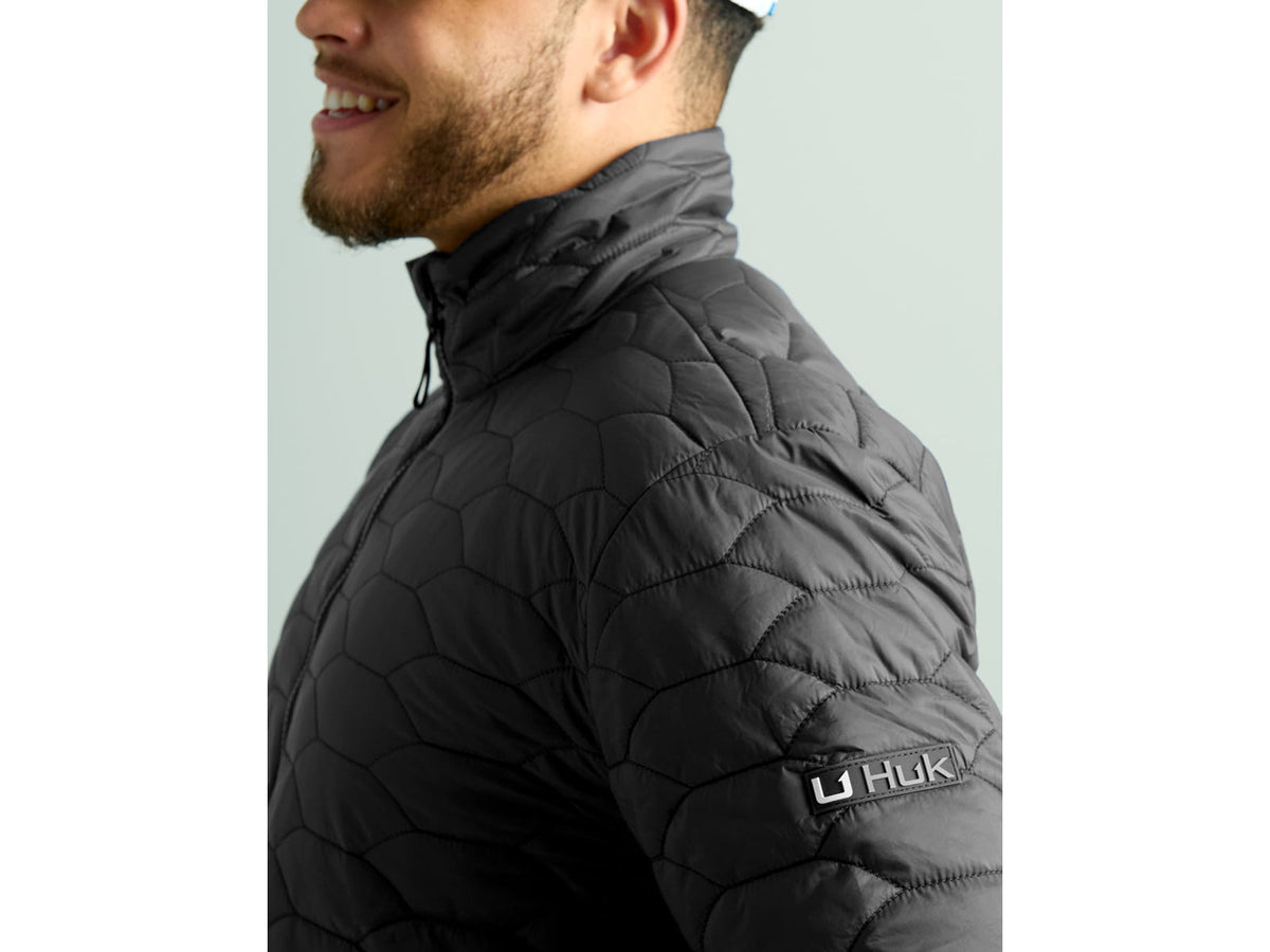 HUK Performance Fishing Scale Jacket - Men's Moss 2XL