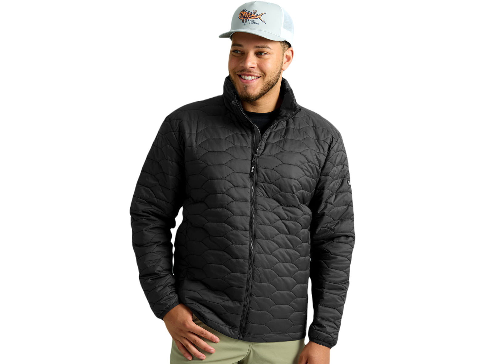 HUK Performance Fishing Scale Jacket - Men's Moss 2XL