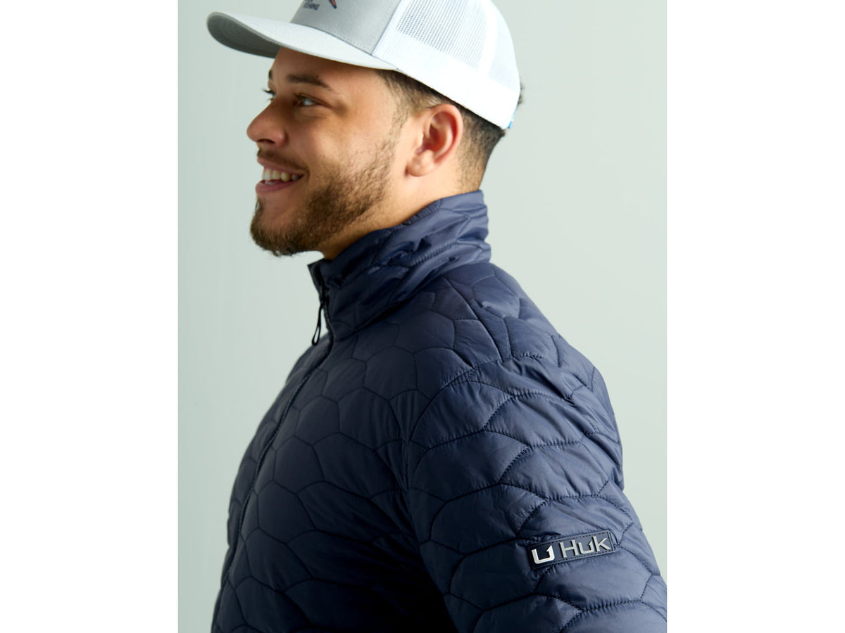 HUK Performance Fishing Scale Jacket - Men's Moss 2XL