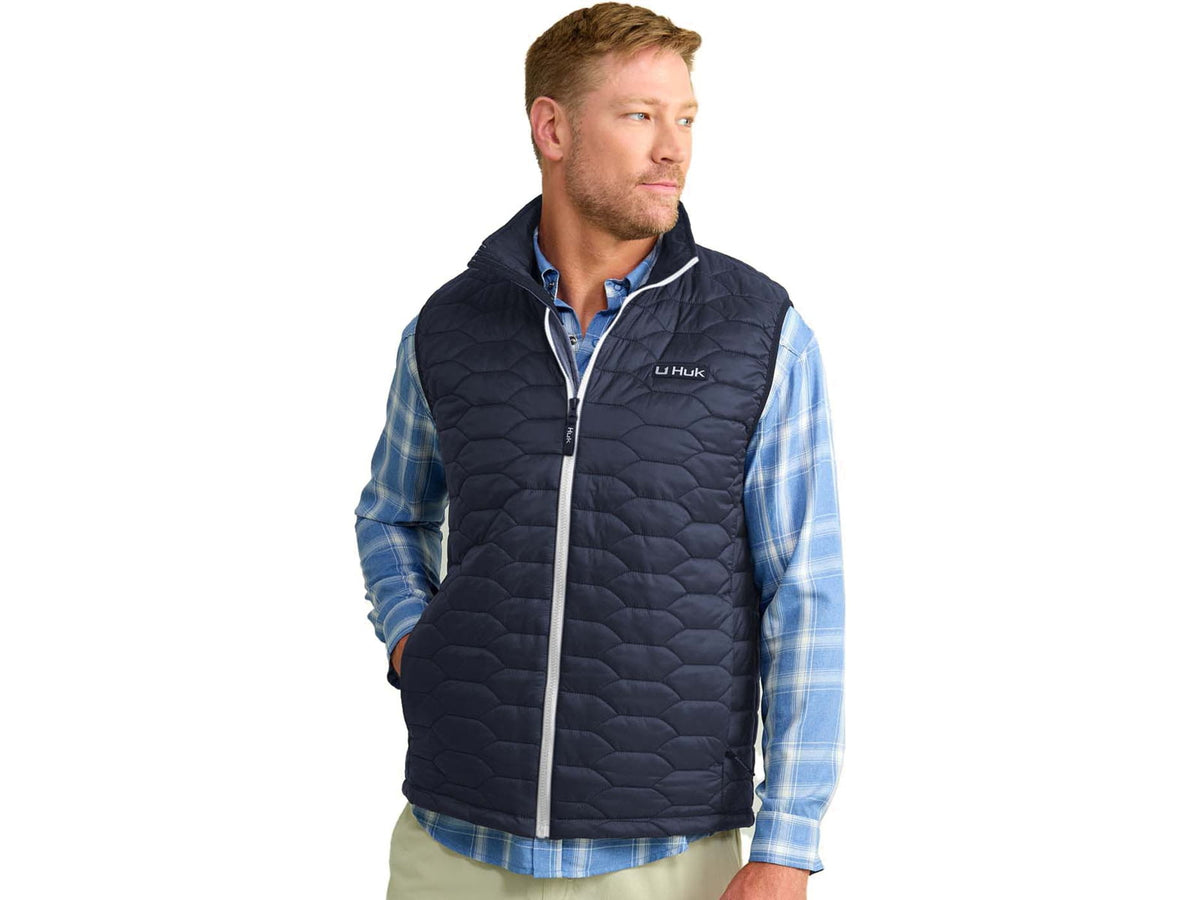 HUK Performance Fishing Scale Vest - Men's Black 2XL