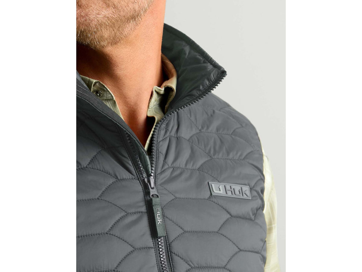 HUK Performance Fishing Scale Vest - Men's Black 2XL