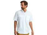 HUK Performance Fishing Tide Point Printed Short Sleeve Shirt - Men's White 2XL