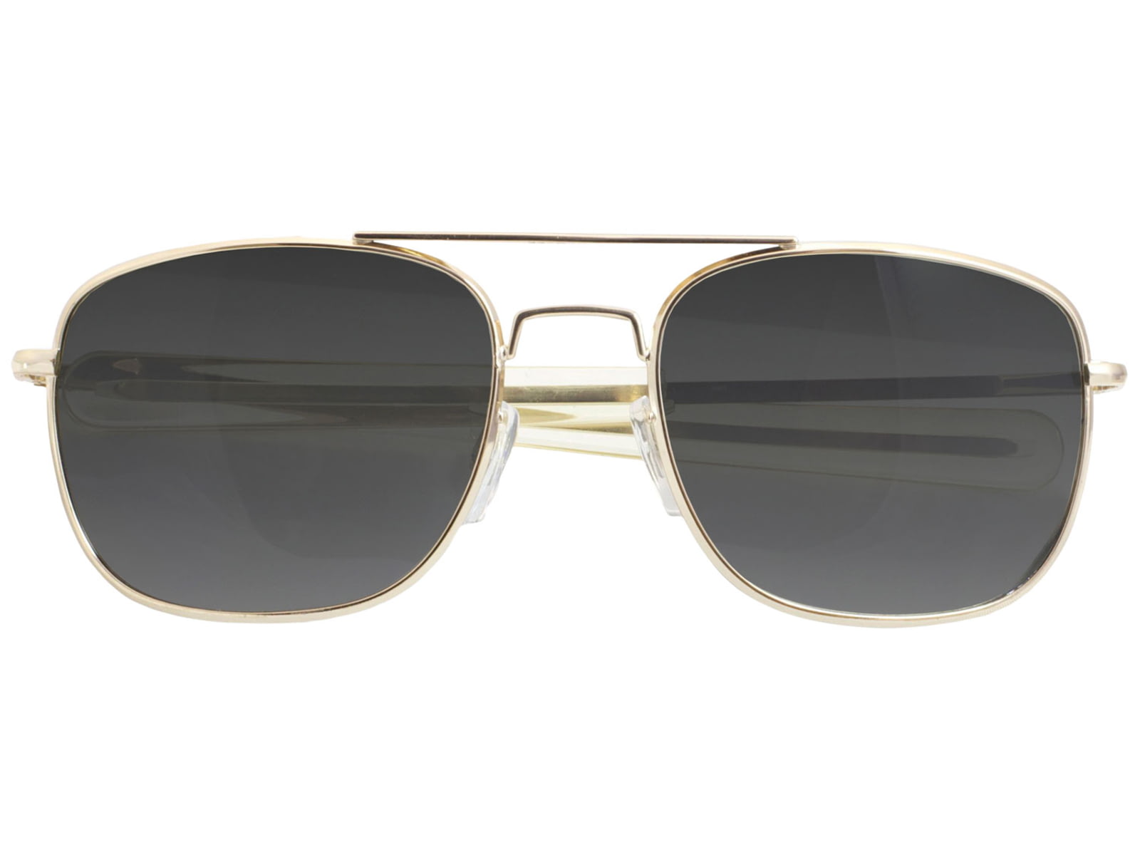 Campco Humvee Adventure Pilot Sunglasses Adult Gray Lens MIL-PRF-31013 Gold 57mm HMV52BGOLD
