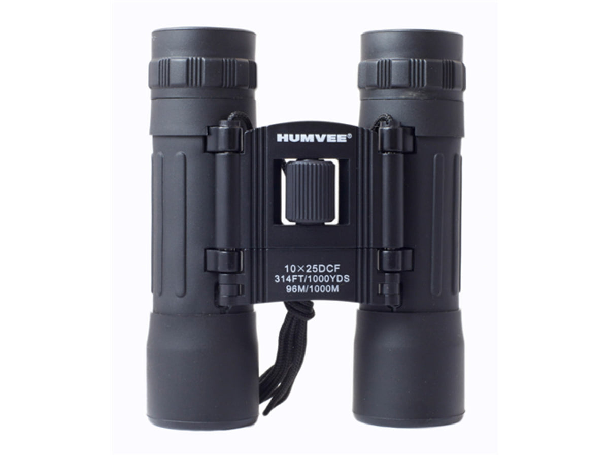 Humvee Compact Binocular - 10x25 - Black - HMV-B-10X25B