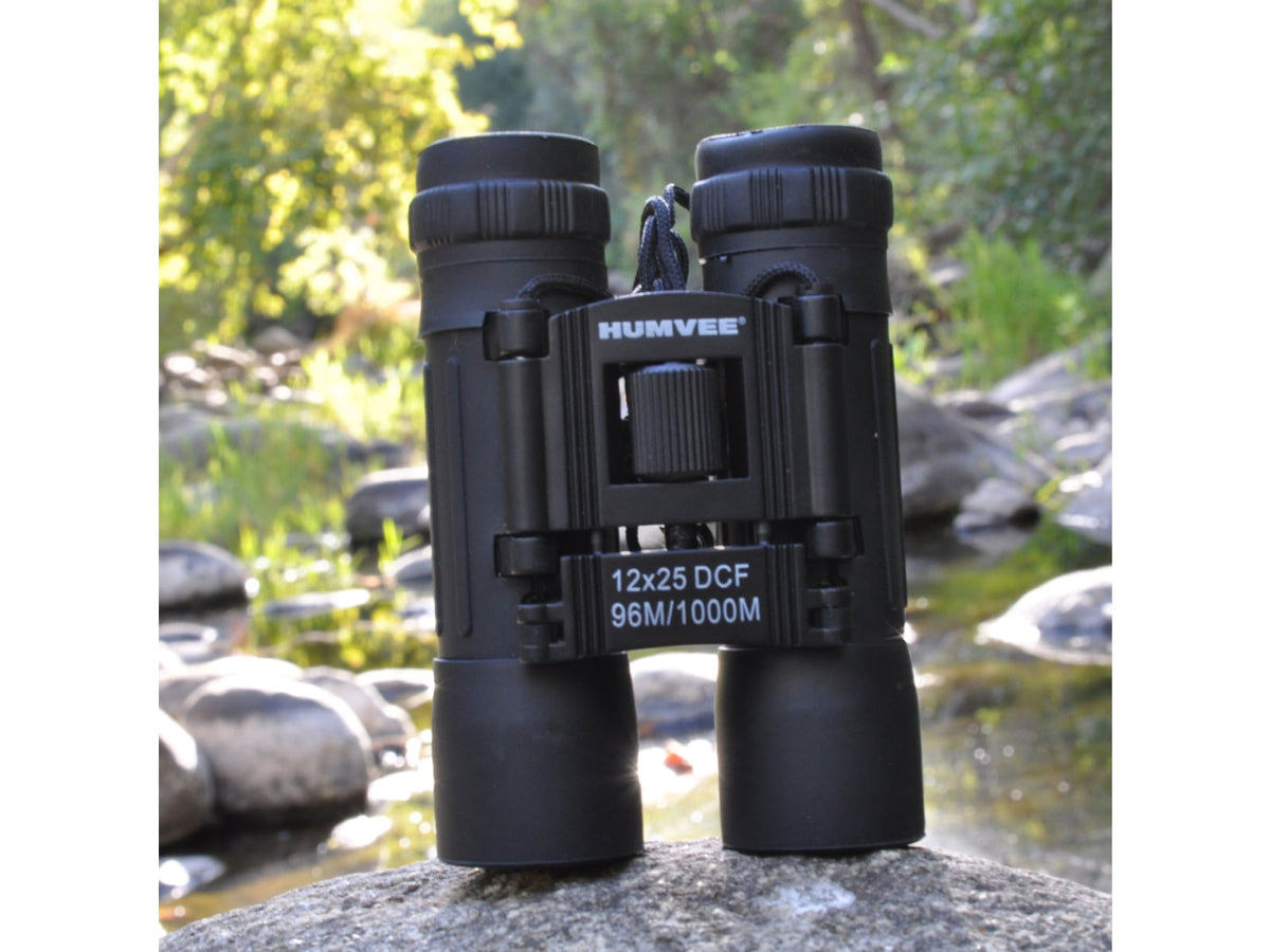 Humvee Compact Rubber 12x25 Binocular HMV-B-12X25B