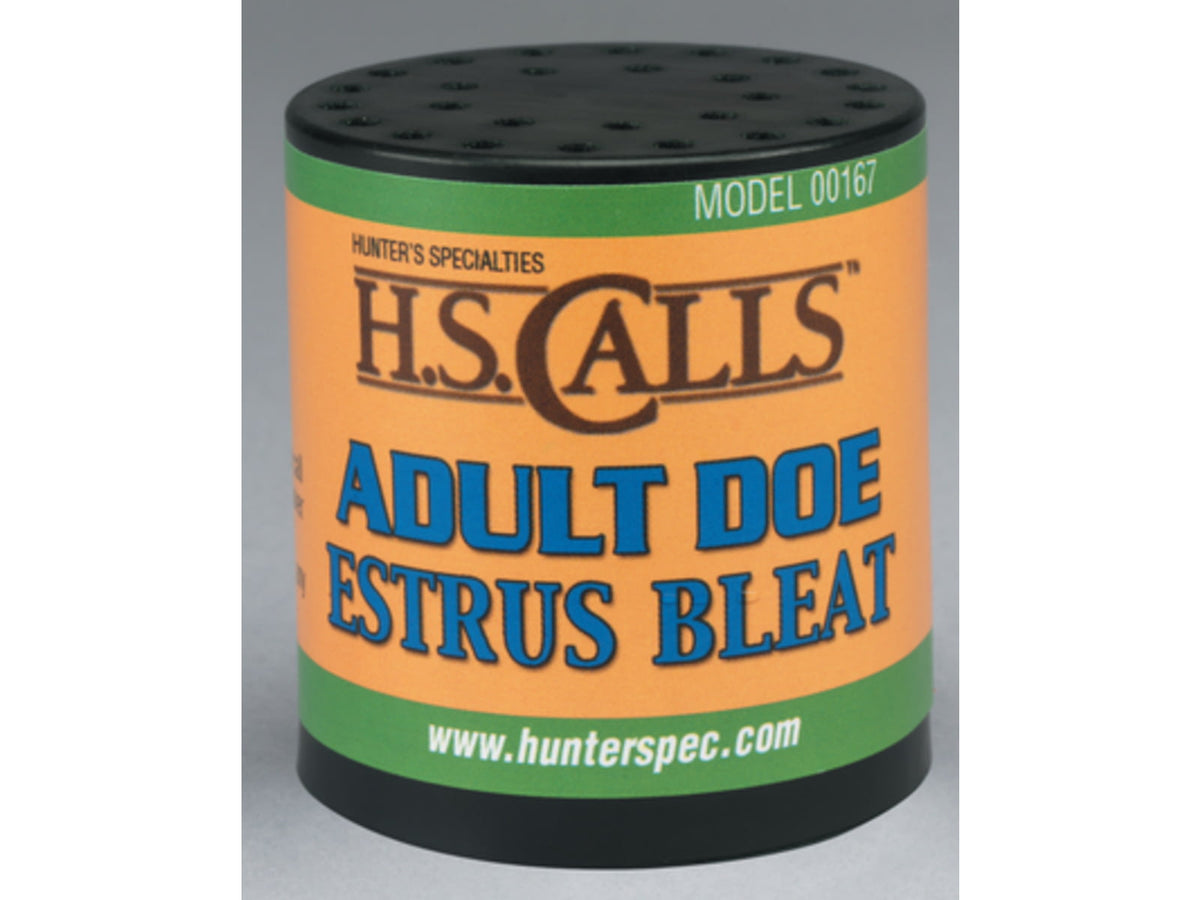 Hunters Specialties Estrus Bleat Deer Call Adult Doe Black