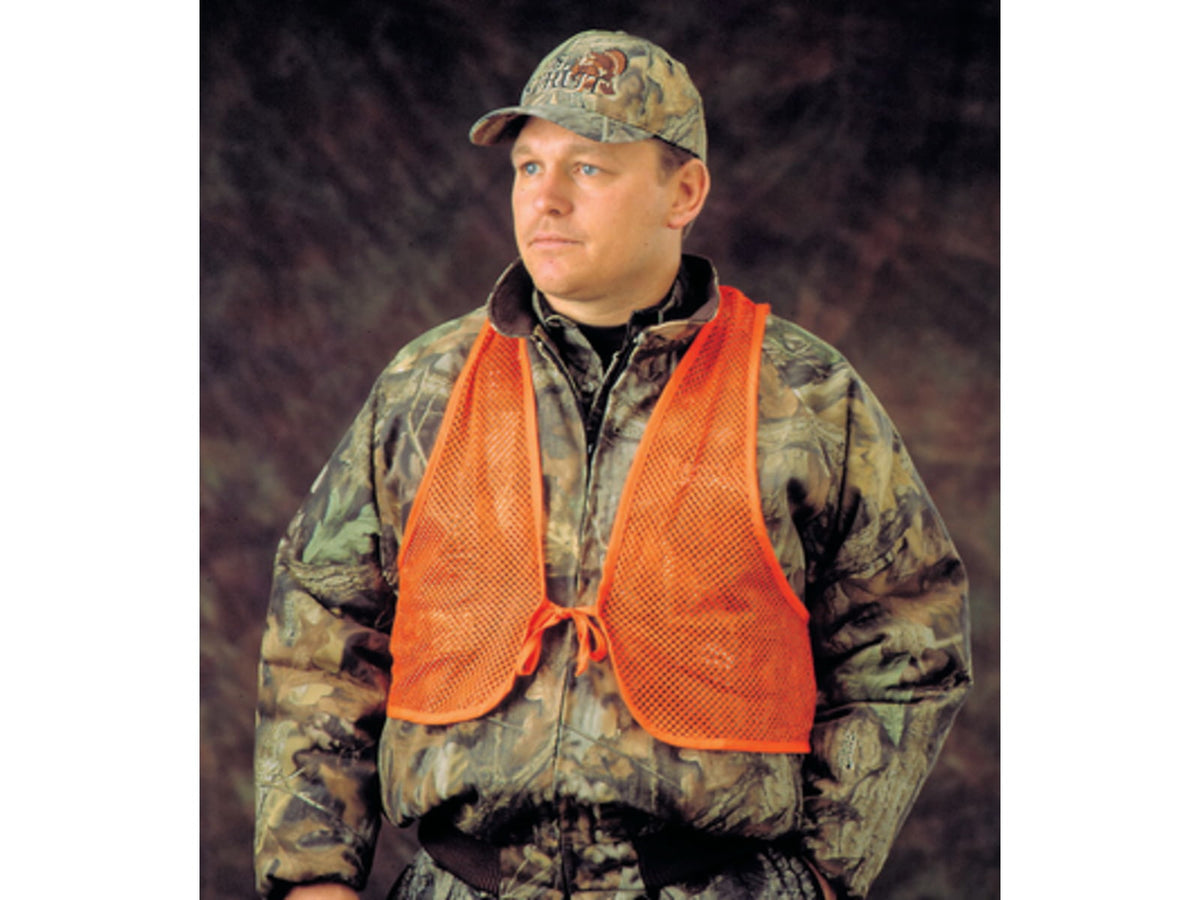 Hunters Specialties Adult Mesh Safety Vest Orange HS-02006