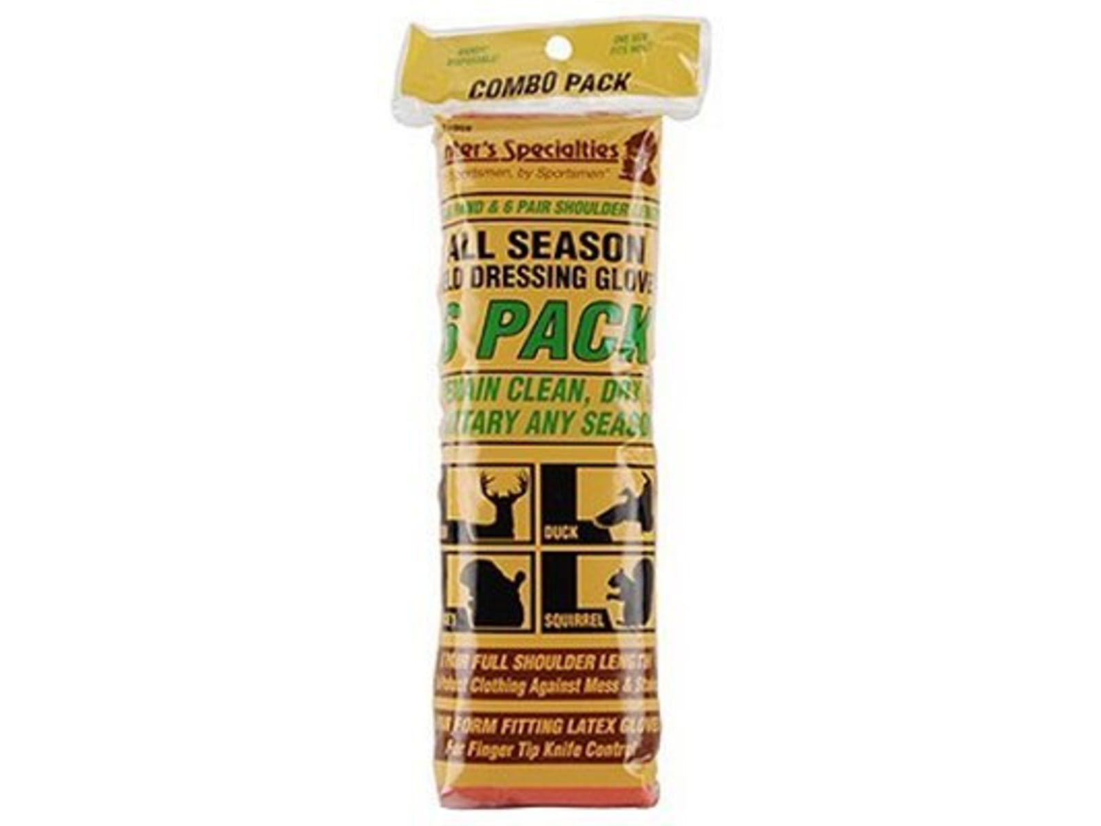 Hunters Specialties Field Dressing Gloves Combo Pack Orange