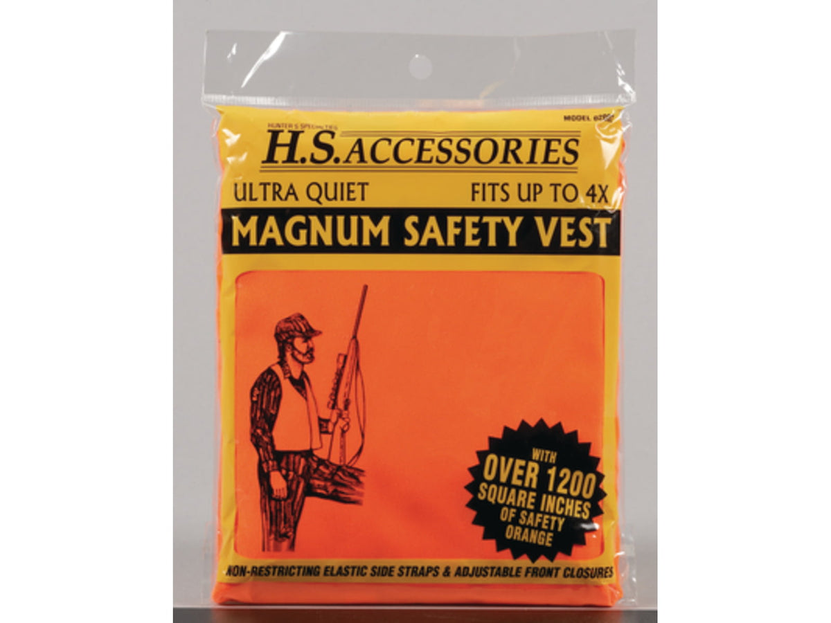 Hunters Specialties Magnum Safety Vest Blaze Orange HS-02002