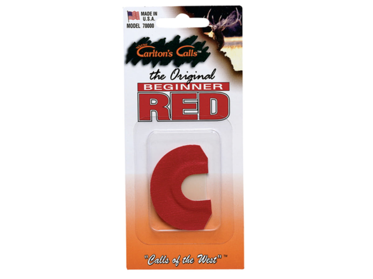 Hunters Specialties Beginner Red Single Reed Elk Diaphragm Calls HS-WCC-70000
