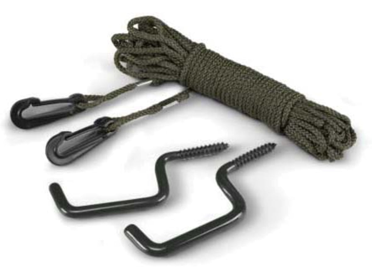 Hunters Specialties Bow Holder w/Rope 2pk Black