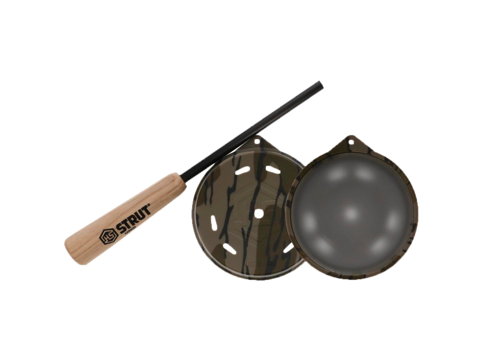 Hunters Specialties Camo Cutt'R Turkey Pot Call Glass MOBL Camo/Wood HS-BBGPC
