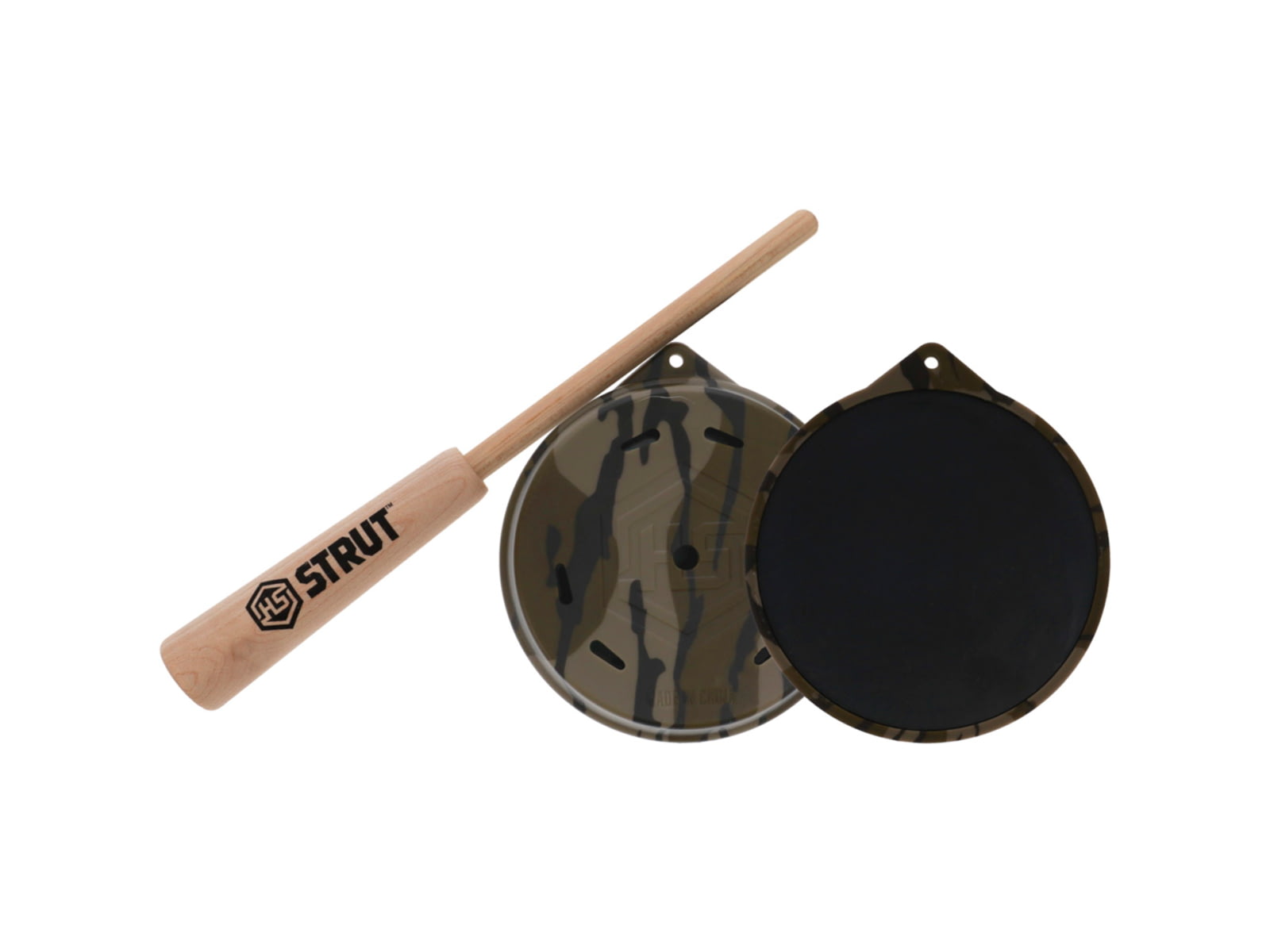 Hunters Specialties Camo Cutt'R Turkey Pot Call Slate MOBL Camo/Wood HS-BBSPC