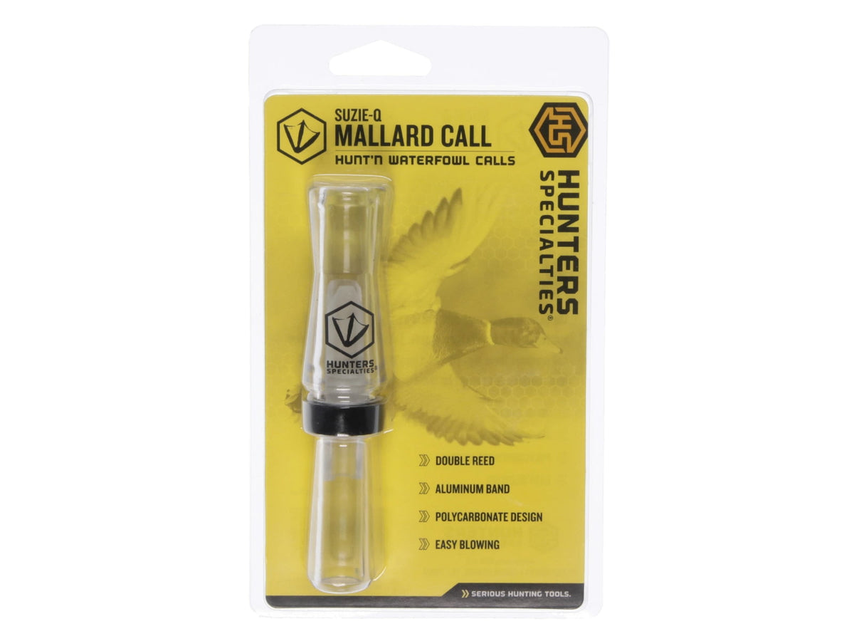 Hunters Specialties Suzie-Q Double Reed Duck Call Black HS-WF-DRDC