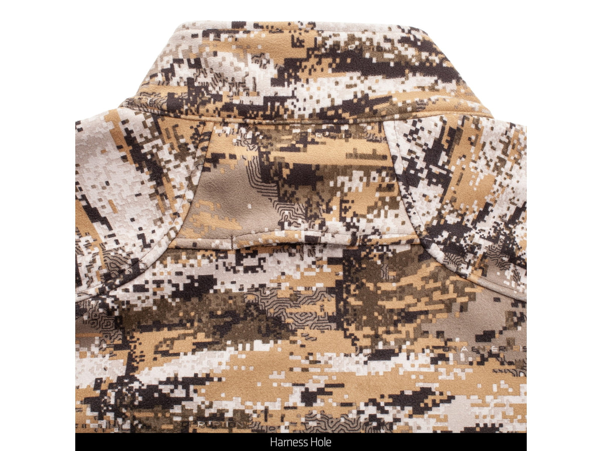 Huntworth Elkins Mid Weight Windproof Soft Shell Jacket Grid Fleece Interior - Mens Disruption