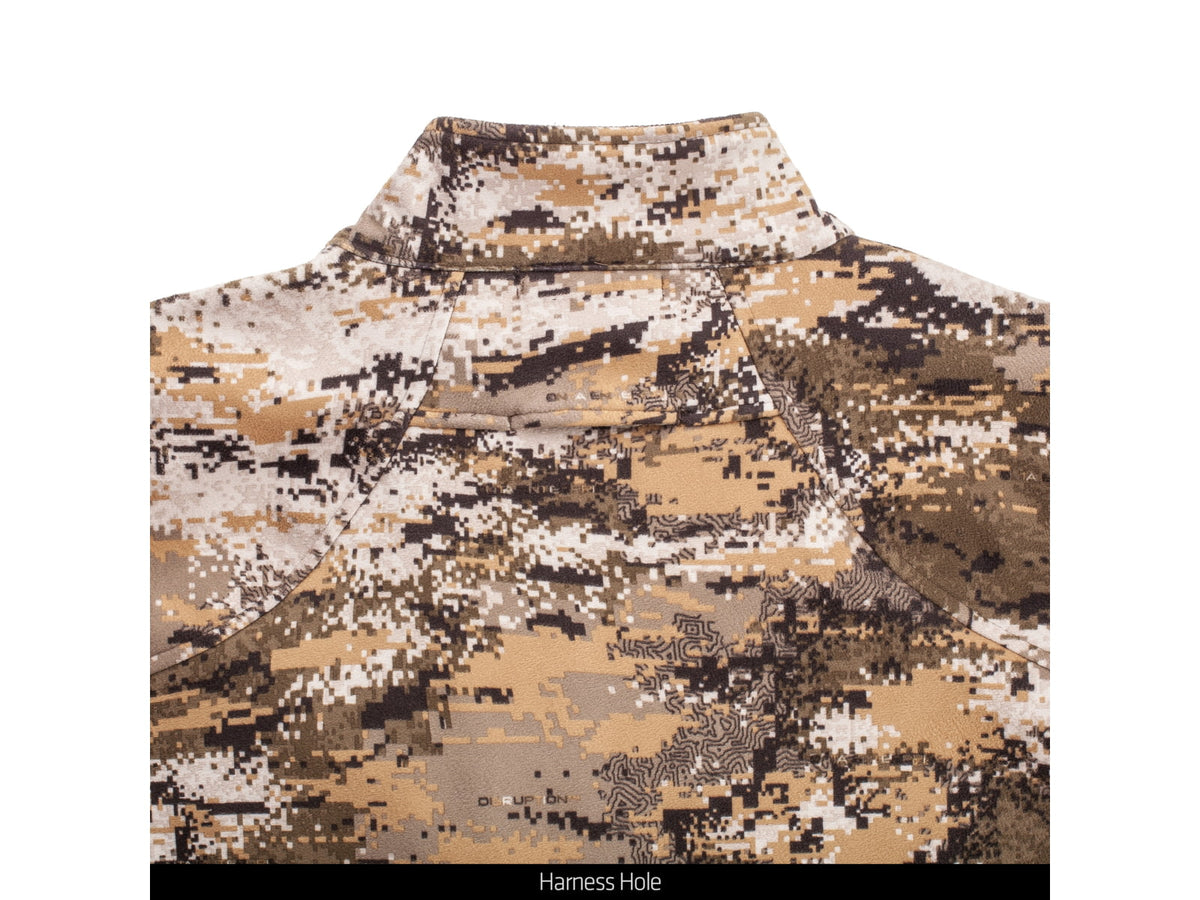 Huntworth Elkins Mid Weight Windproof Soft Shell Vest Waffle Fleece Interior - Mens Disruption 2XL E-9502-DC-2XL