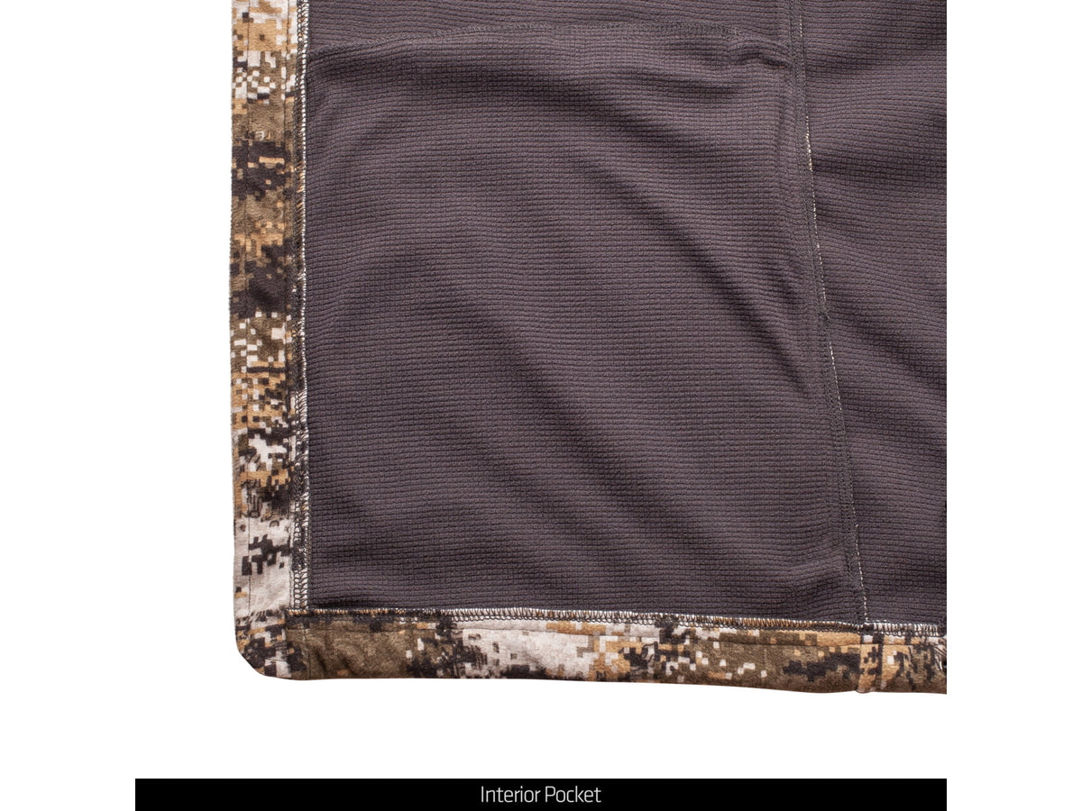 Huntworth Elkins Mid Weight Windproof Soft Shell Vest Waffle Fleece Interior - Mens Disruption 2XL E-9502-DC-2XL