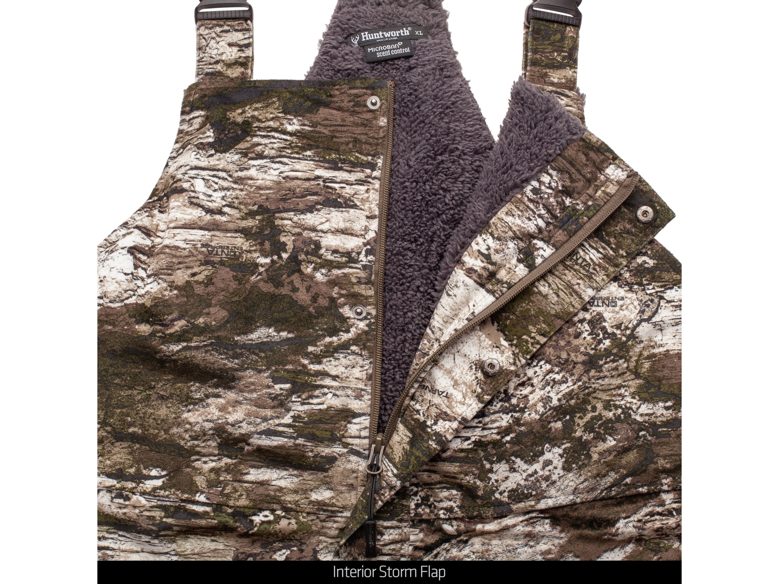 Huntworth Fairbanks Heavy Weight Waterproof Sherpa-lined Bib Overalls - Mens Tarnen
