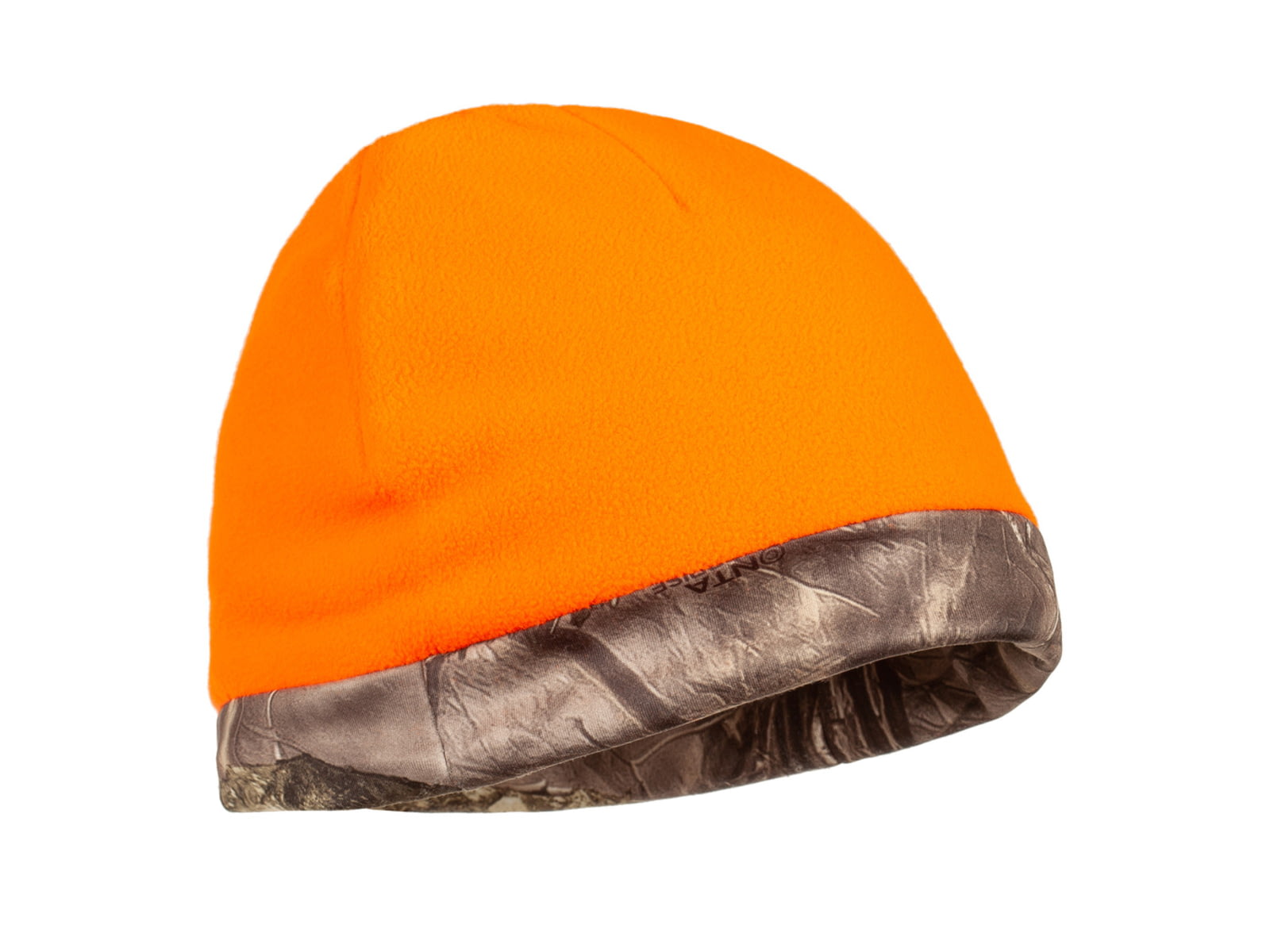 Huntworth Galena Heavy Weight Reversible Performance Fleece Beanie Hat - Kids Hidden/Blaze One Size