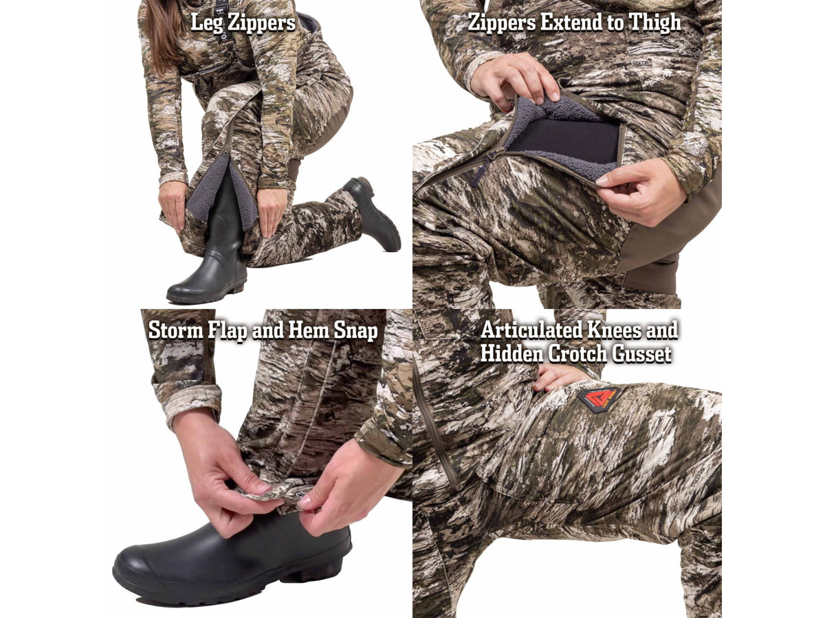 Huntworth Matterhorn Heat Boost Heavyweight/Waterproof Hunting Bib Overalls - Women's Tarnen