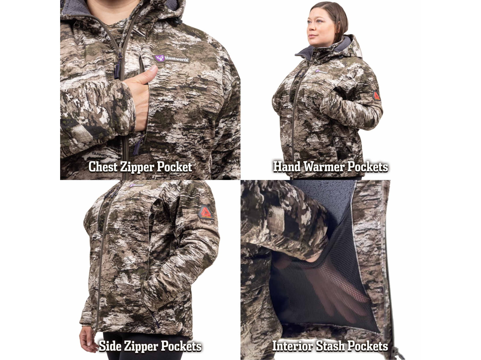 Huntworth Matterhorn Heat Boost Heavyweight/Waterproof Hunting Jacket - Women's Tarnen