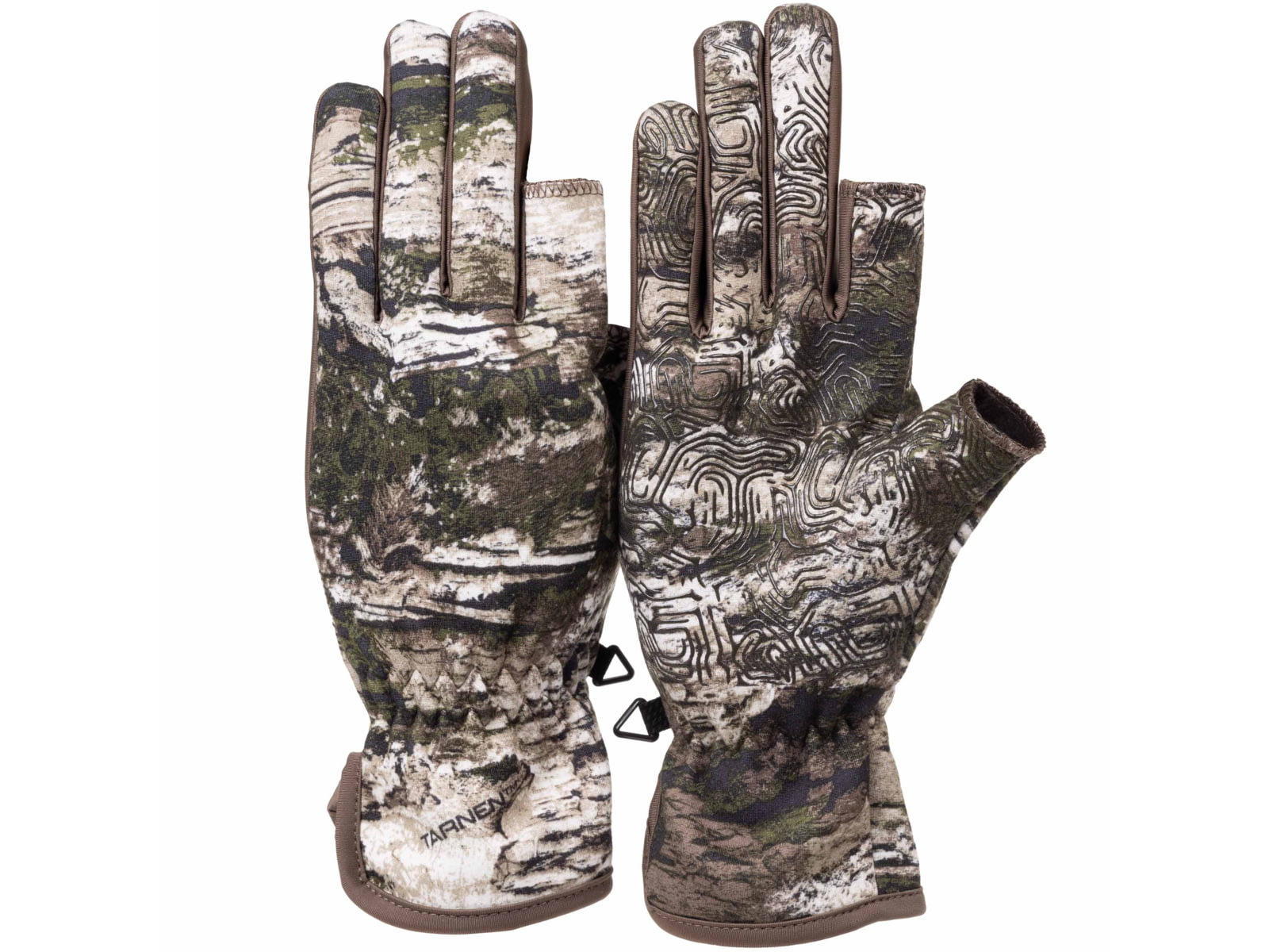 Huntworth Ames Light Weight Soft Shell Glove w/ 1/2 Fingers - Men's Tarnen Large