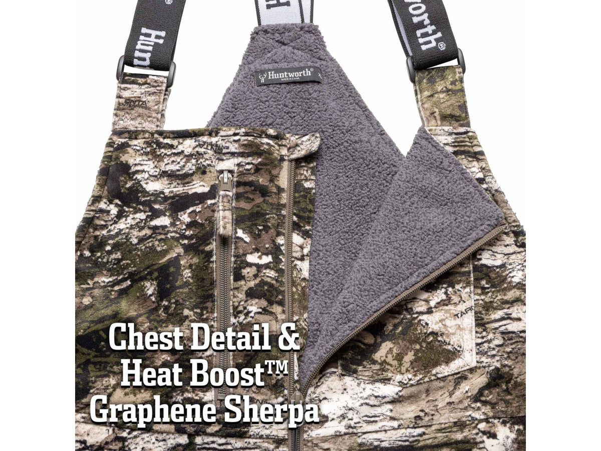 Huntworth Matterhorn Heat Boost Heavyweight Waterproof Lined Hunting Bib Overalls - Men's