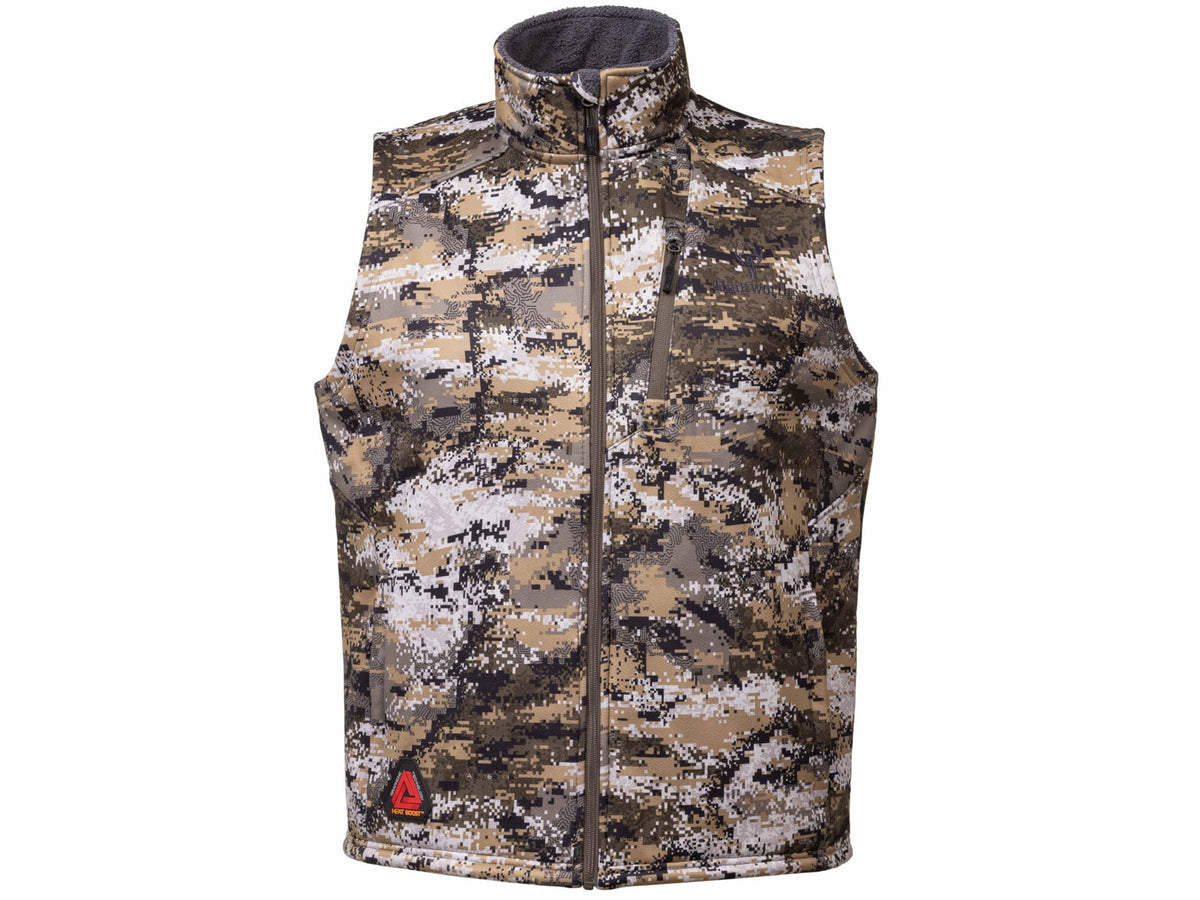 Huntworth Saskatoon Heat Boost Heavyweight Windproof Softshell Vest - Men's Disruption