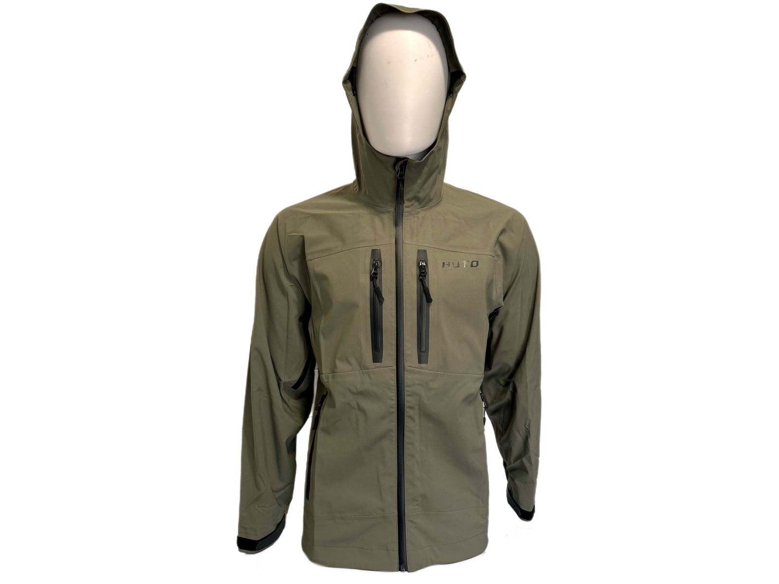 Huto Lifestyle Bone Dry Rain Jacket Green/Grey