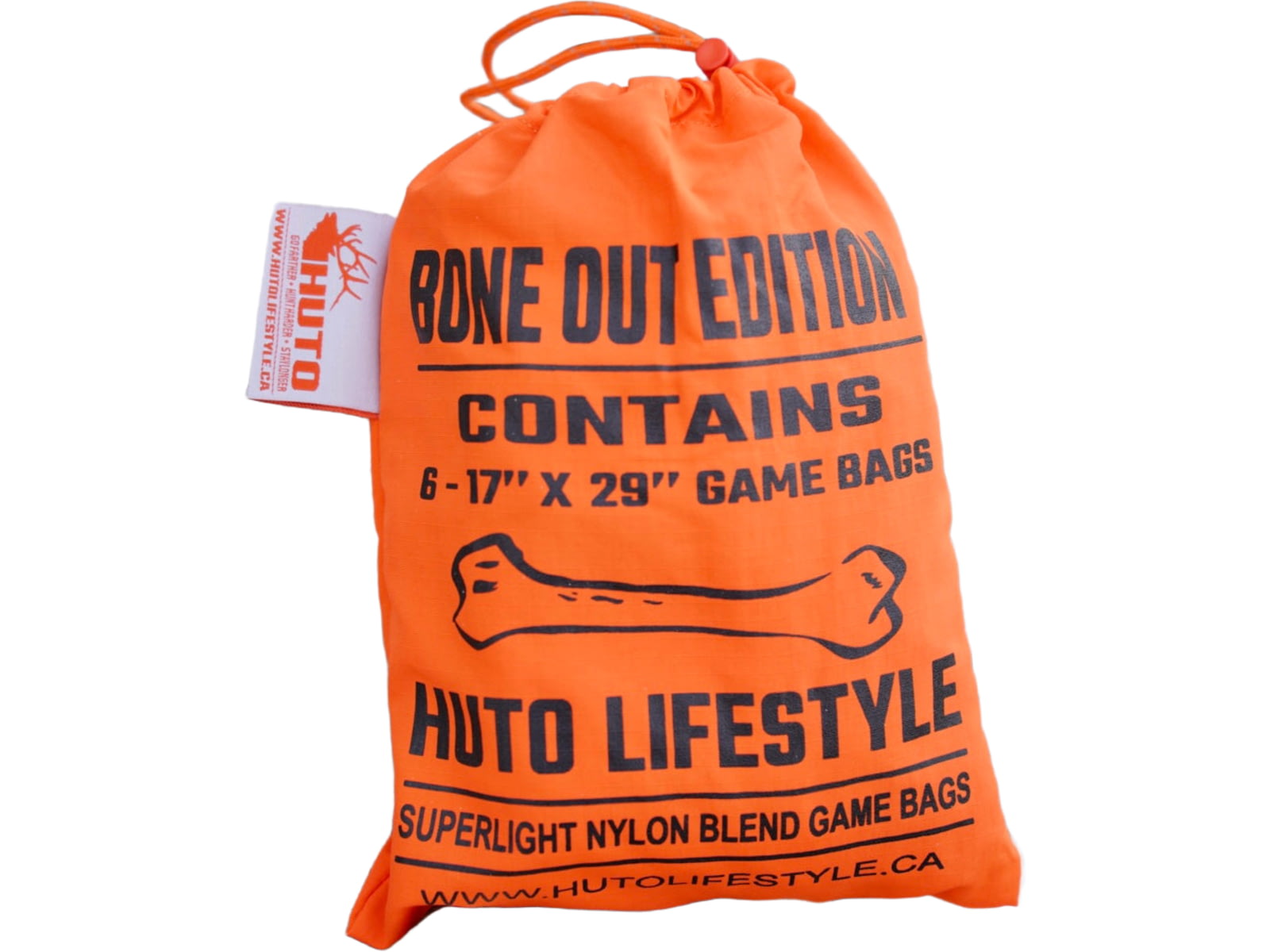 Huto Lifestyle Bone Out Game Bag Set 6 Bag Set Orange GM-BG-BONEOUT