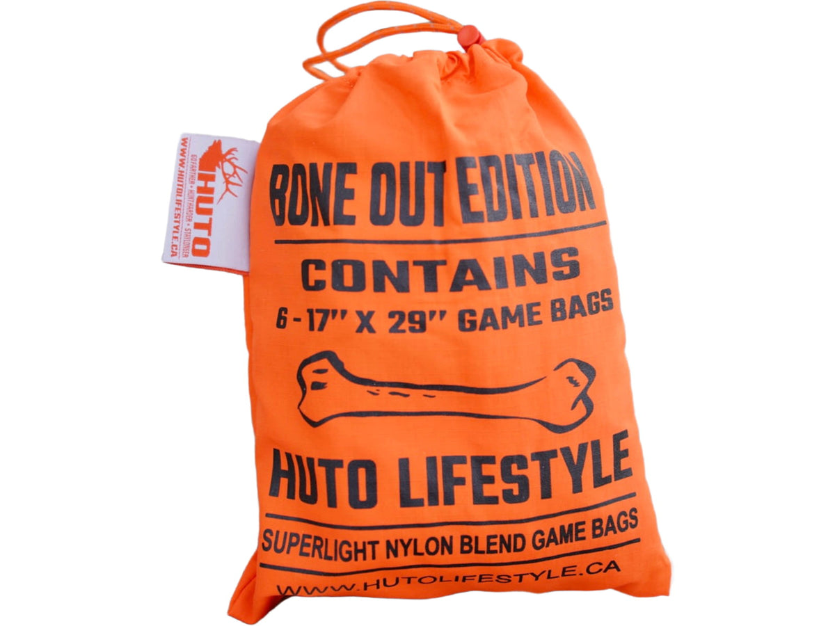 Huto Lifestyle Bone Out Game Bag Set 6 Bag Set Orange GM-BG-BONEOUT