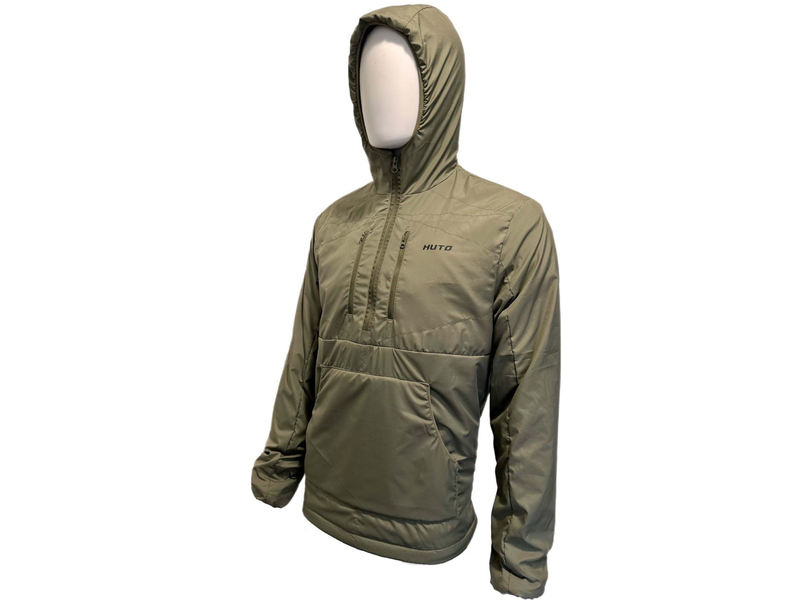 Huto Lifestyle Fuzzy Fleece Hoodie w/Nylon Outer Shell