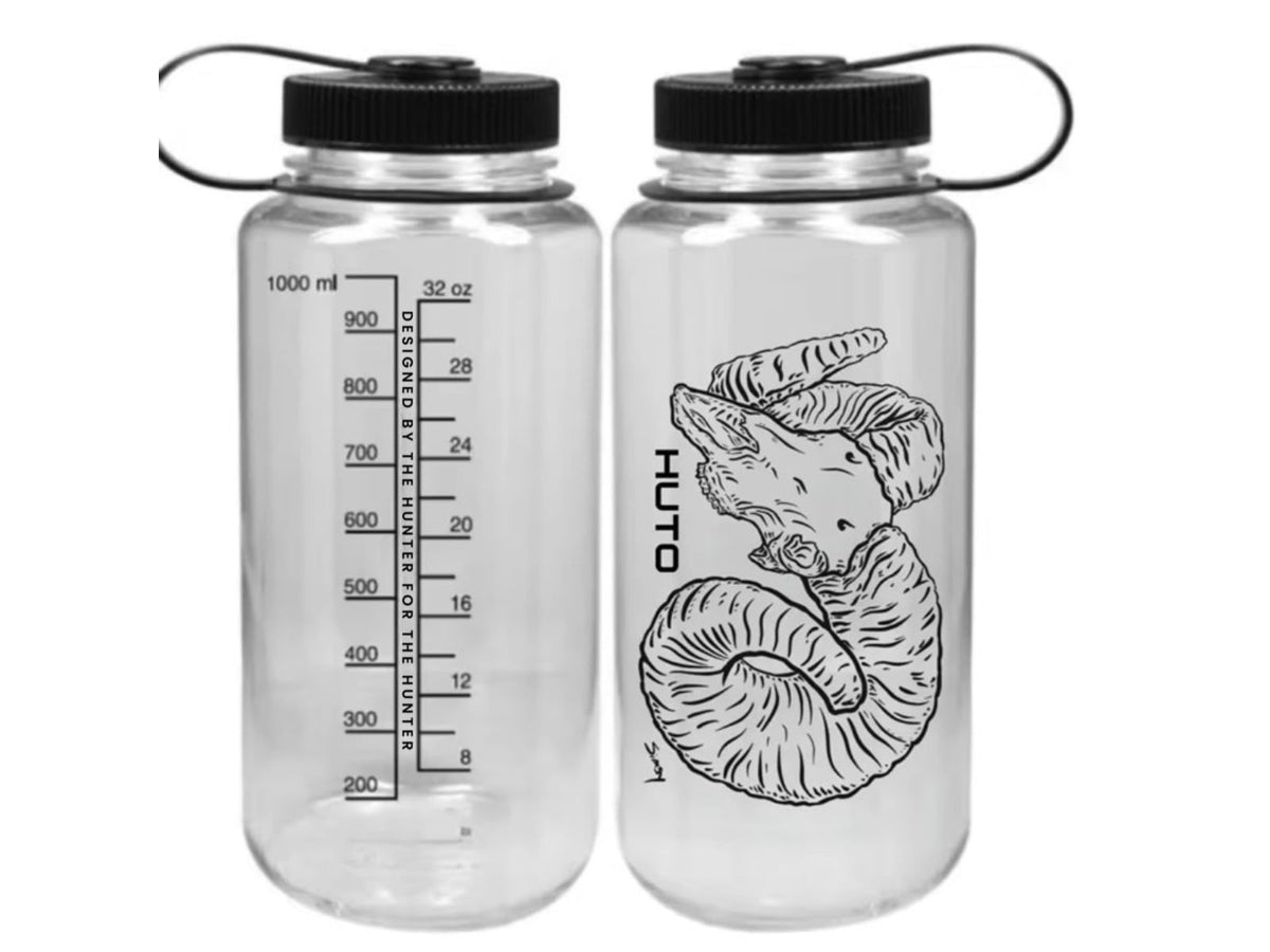Huto Lifestyle Simsy Ram Logo Bottle 32oz/1000ml Clear RAM-WATR-BOTTLE