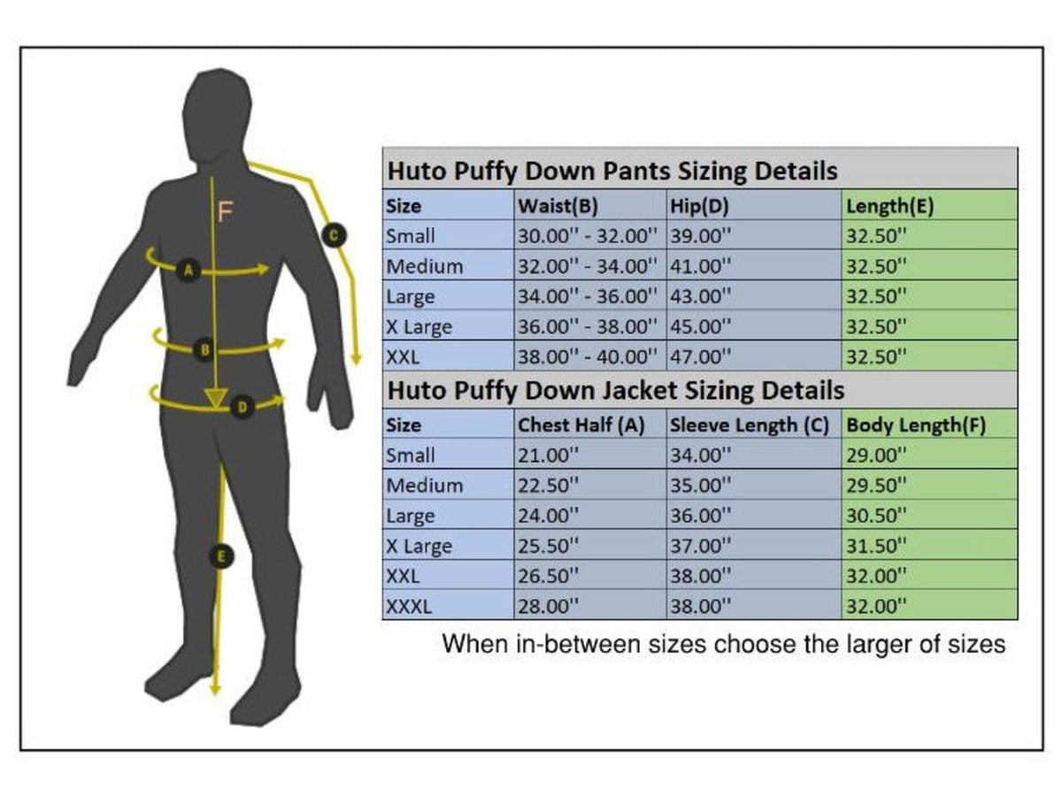 Huto Lifestyle Stalker Down Puffy Pants