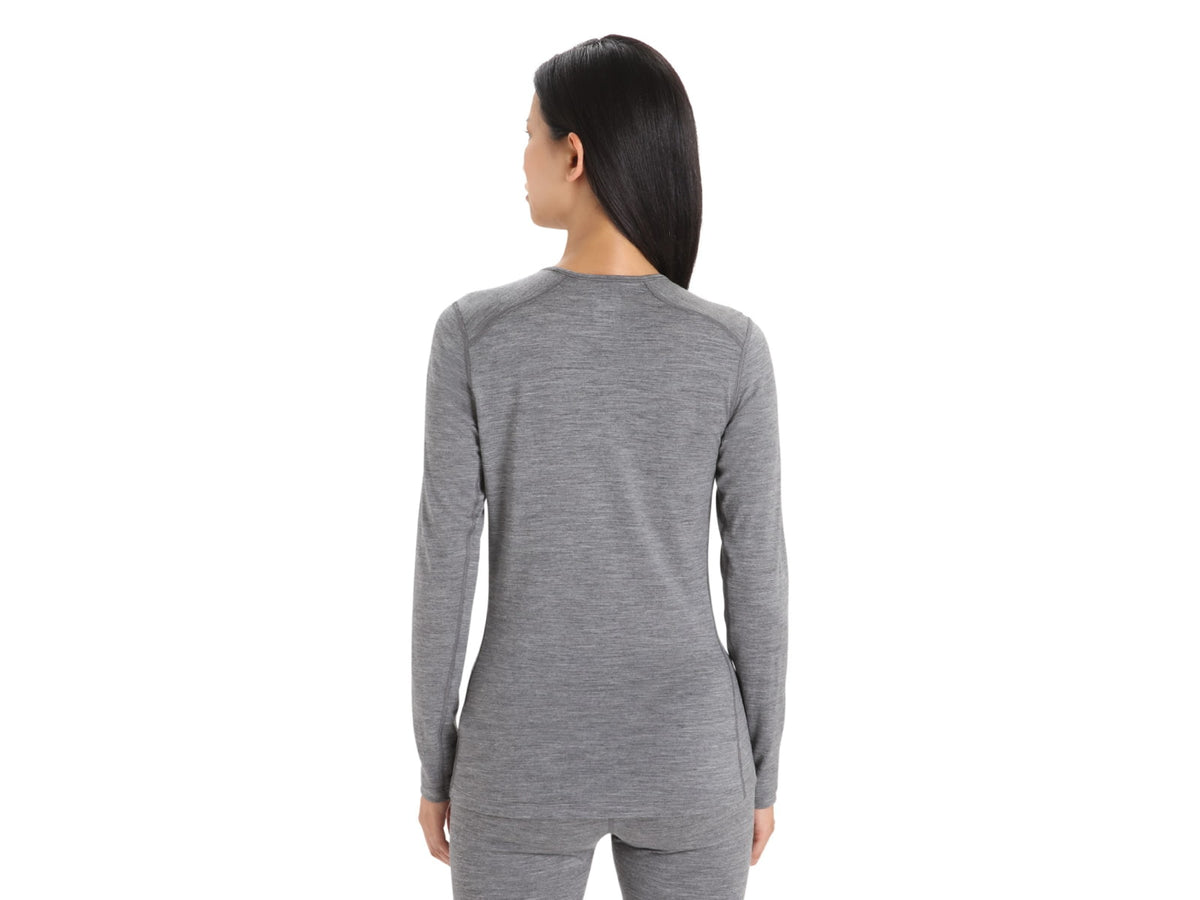 Icebreaker Merino 200 Oasis LS Crewe - Women's Black Small
