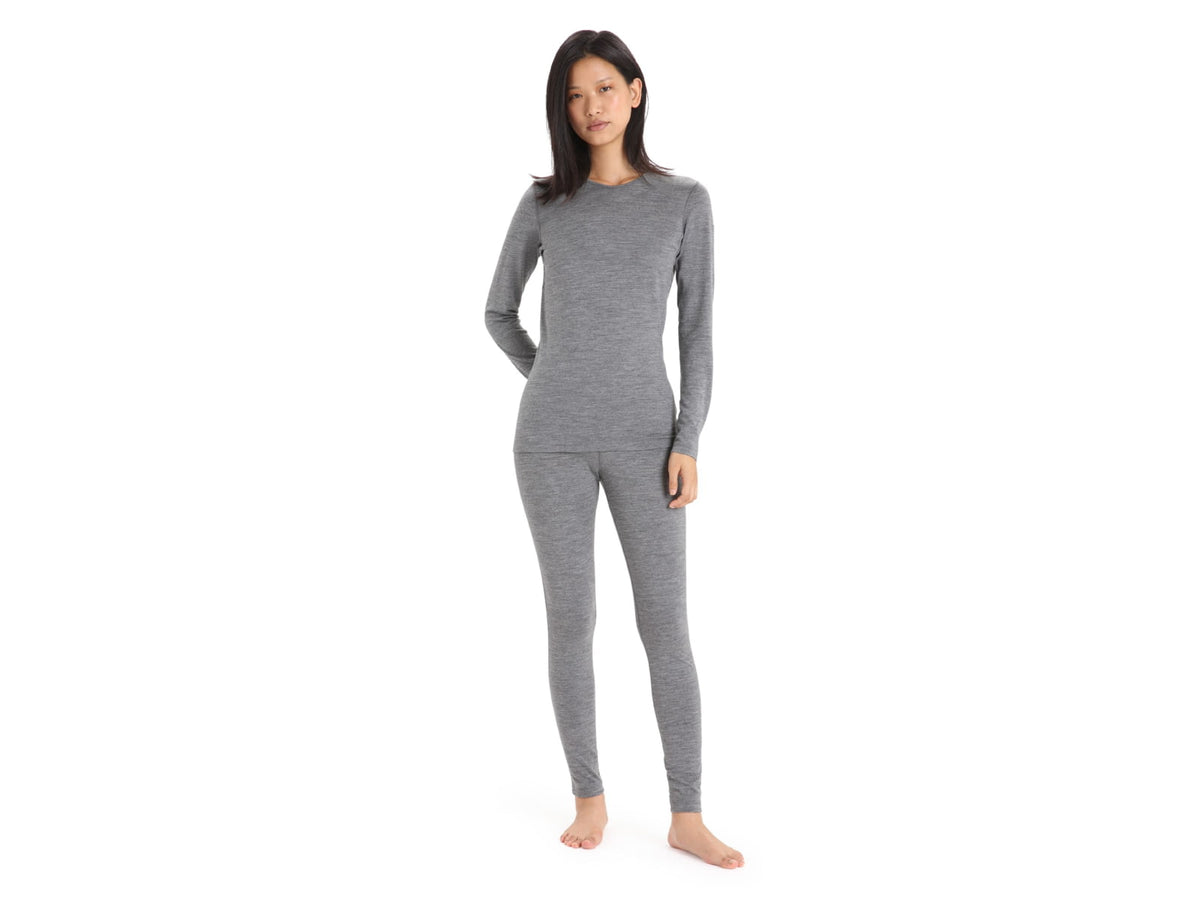 Icebreaker Merino 200 Oasis LS Crewe - Women's Black Small