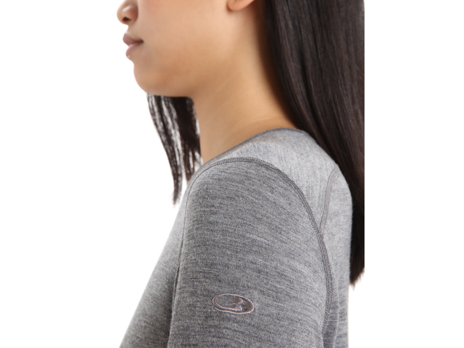 Icebreaker Merino 200 Oasis LS Crewe - Women's Black Small